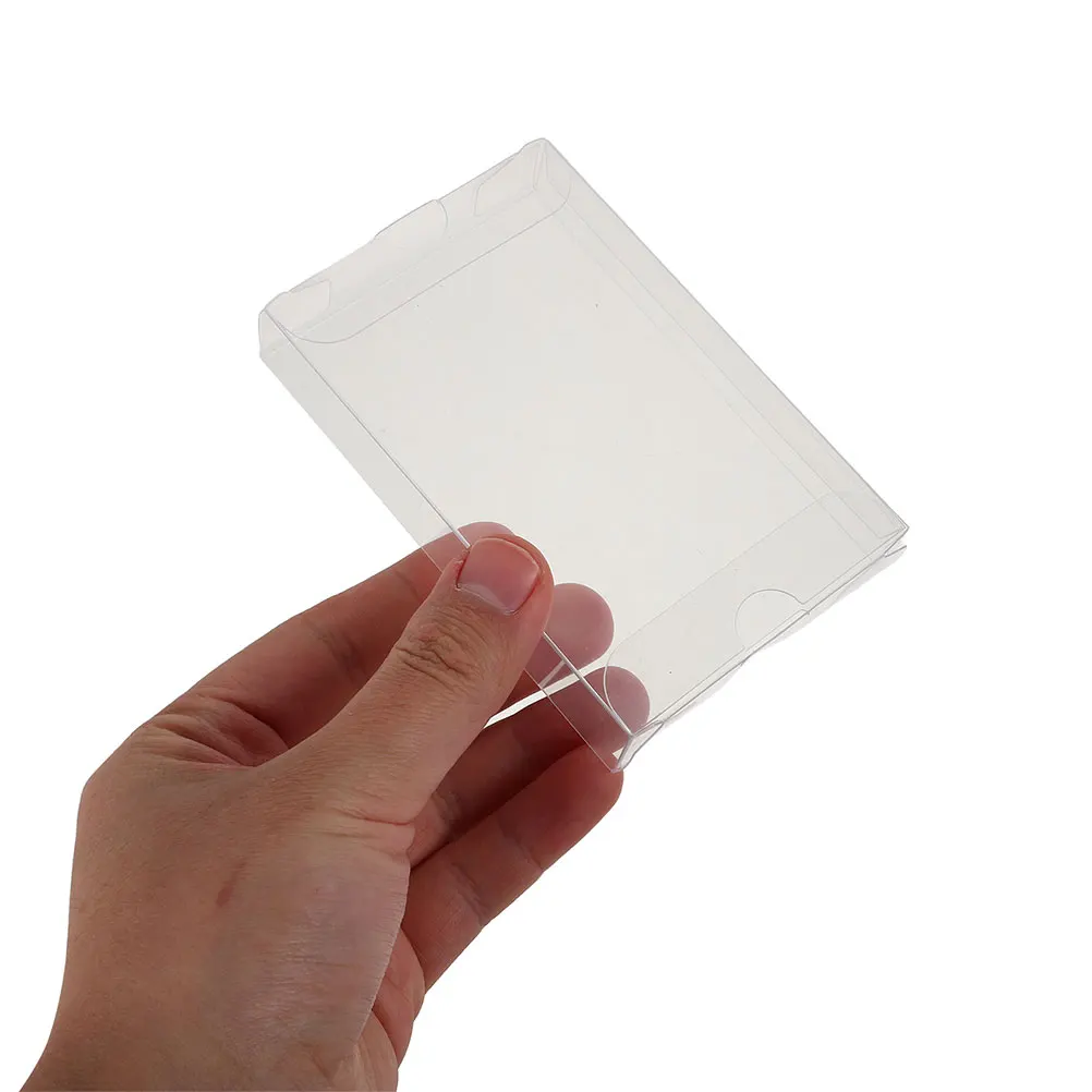 

8Pcs PVC Cassette Tape Organizer Vintage Clear Music Box Holder Storage Case Audio Tape Protector Audio Storage Rack