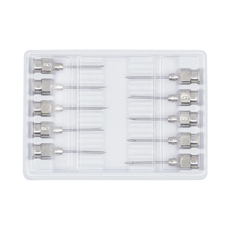 10Pcs Veterinary Syringe Needles Goat Pig Chicken Pet Injection Syringe Vaccination Vet Farm Tools Poultry Livestock Veterinary