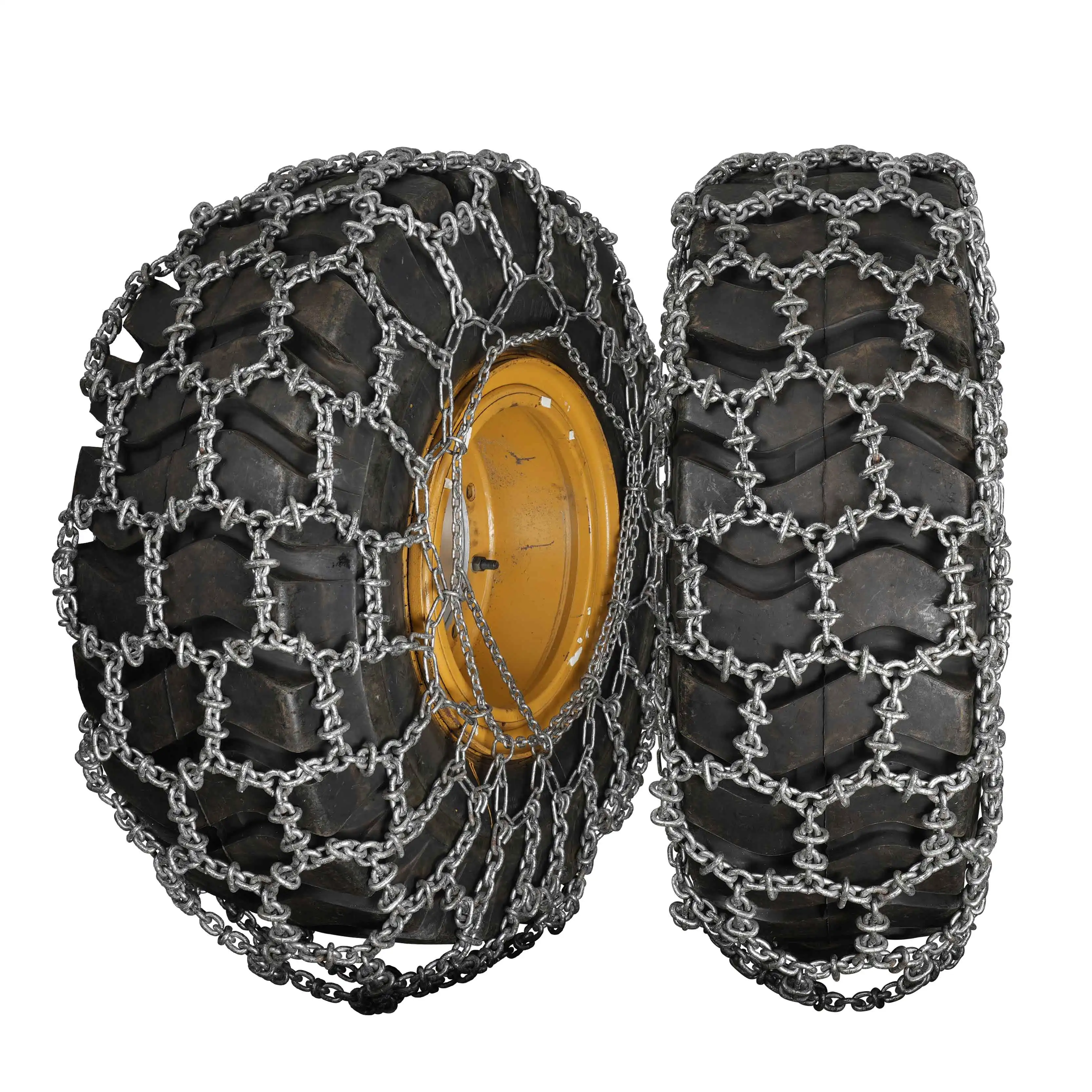 

New High-Tech Heavy Duty Forestry Wheel Track Chains Alloy Steel Galvanized High Quality Snow Protection Tire Chains