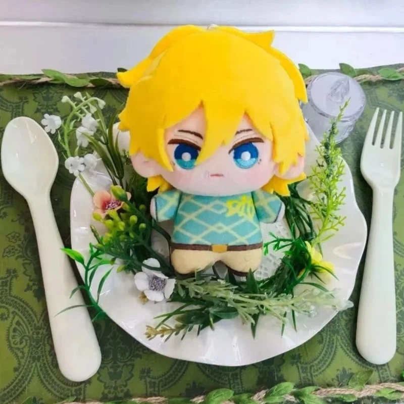 10 سنتيمتر أنيمي ديو دييغو براندو دمية أنيمي الشكل أفخم القطن دمية محشوة تأثيري Kawaii قلادة التميمة هدايا عيد الميلاد