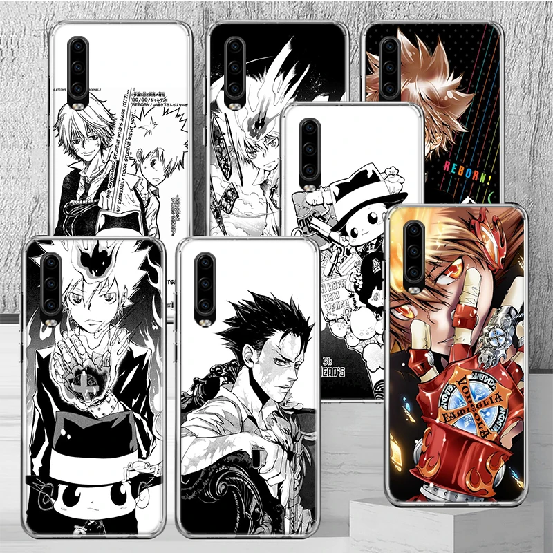 Katekyo Hitman Reborn Phone Case Cover for Huawei P30 P40 P20 P10 Lite Mate 20 10 Pro Y5 Y6 Y7 Y9 P Smart Z 2019 Coque Funda