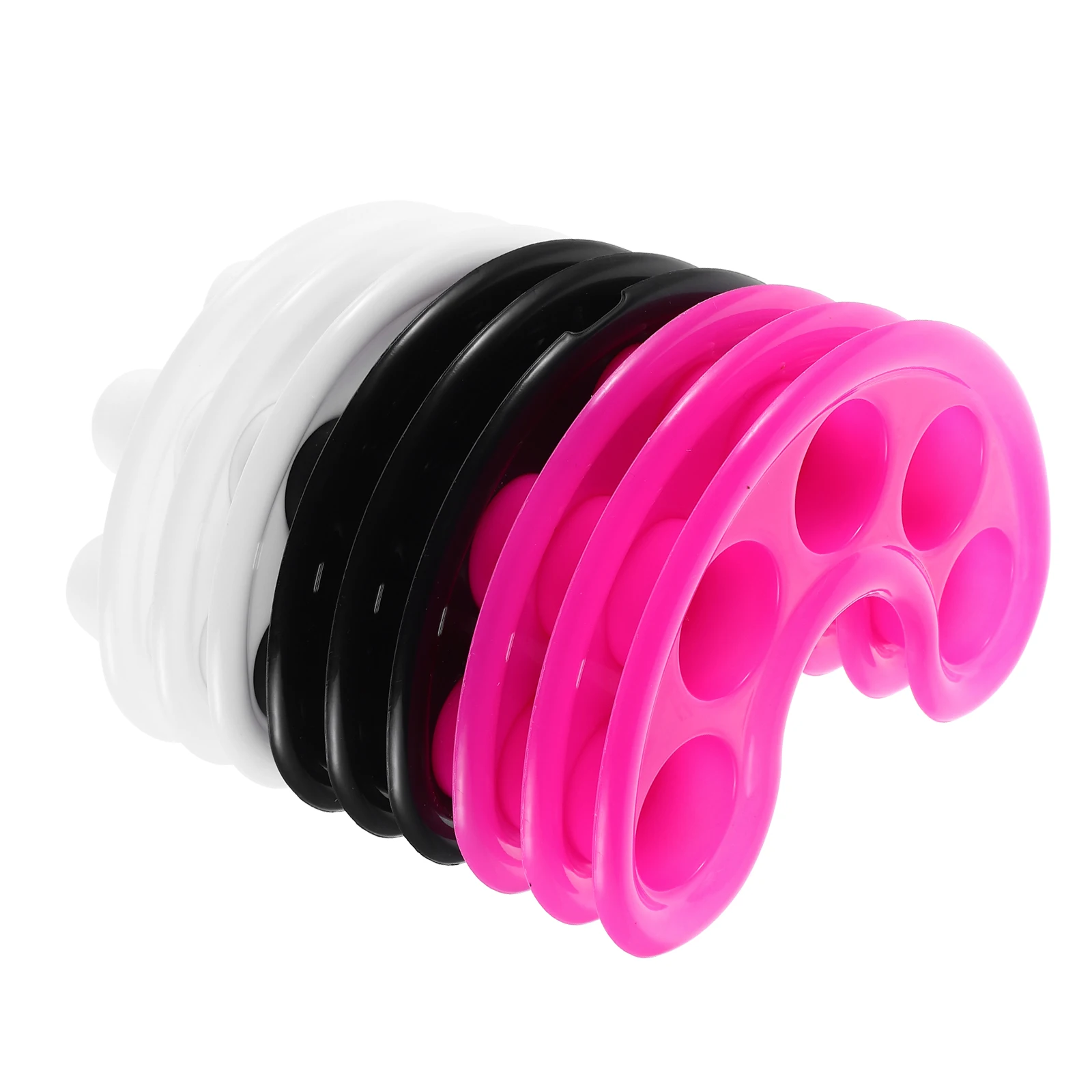 

9Pcs Manicure Tool Set Finger Soaking Bowls for Nail Care Five-Finger Design Even Soaking Home Salon Use Assorted Colors