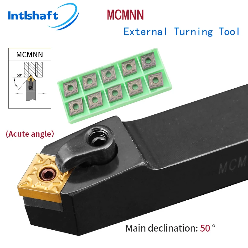 MCMNN1616H12-80 MCMNN2020K12-80 MCMNN2525M12-80 portautensili per tornitura esterna CNMG inserti in metallo duro Set di utensili da taglio per