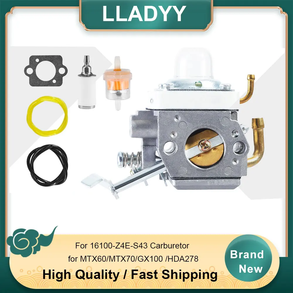 

Replacement Carburetor Kit 16100-Z4E-S43 for Honda MTX60 MTX70 GX100 HDA278