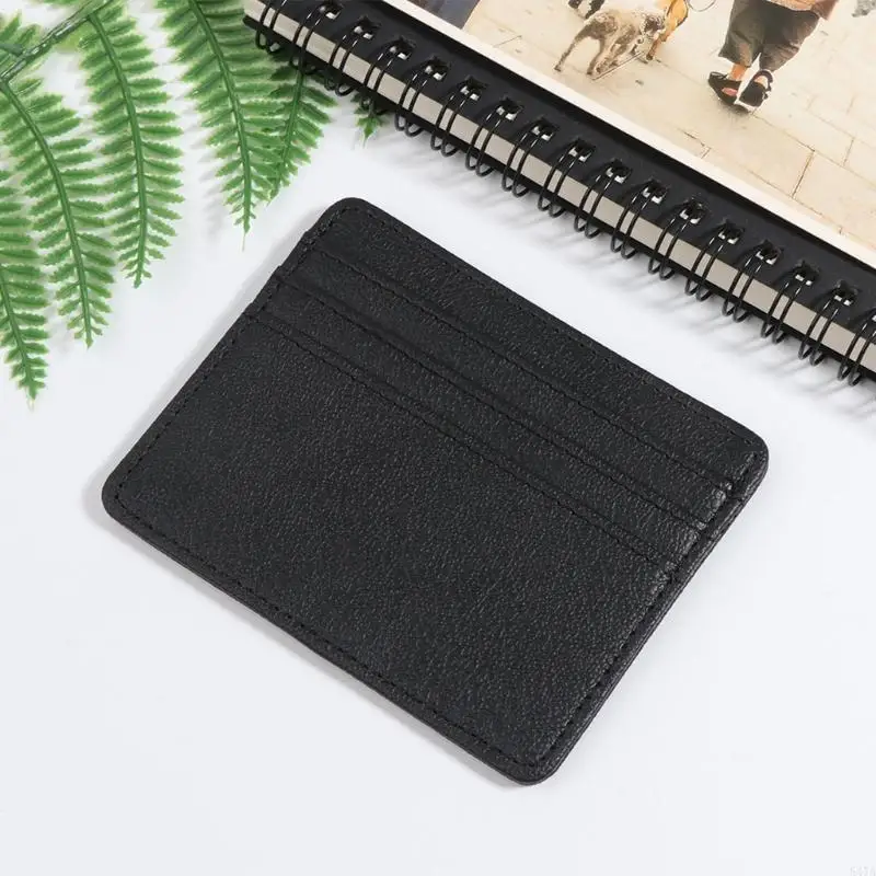 PU Leather Credit Card Holder RFID Blocking Wallet Money for Case for Men Women 547A