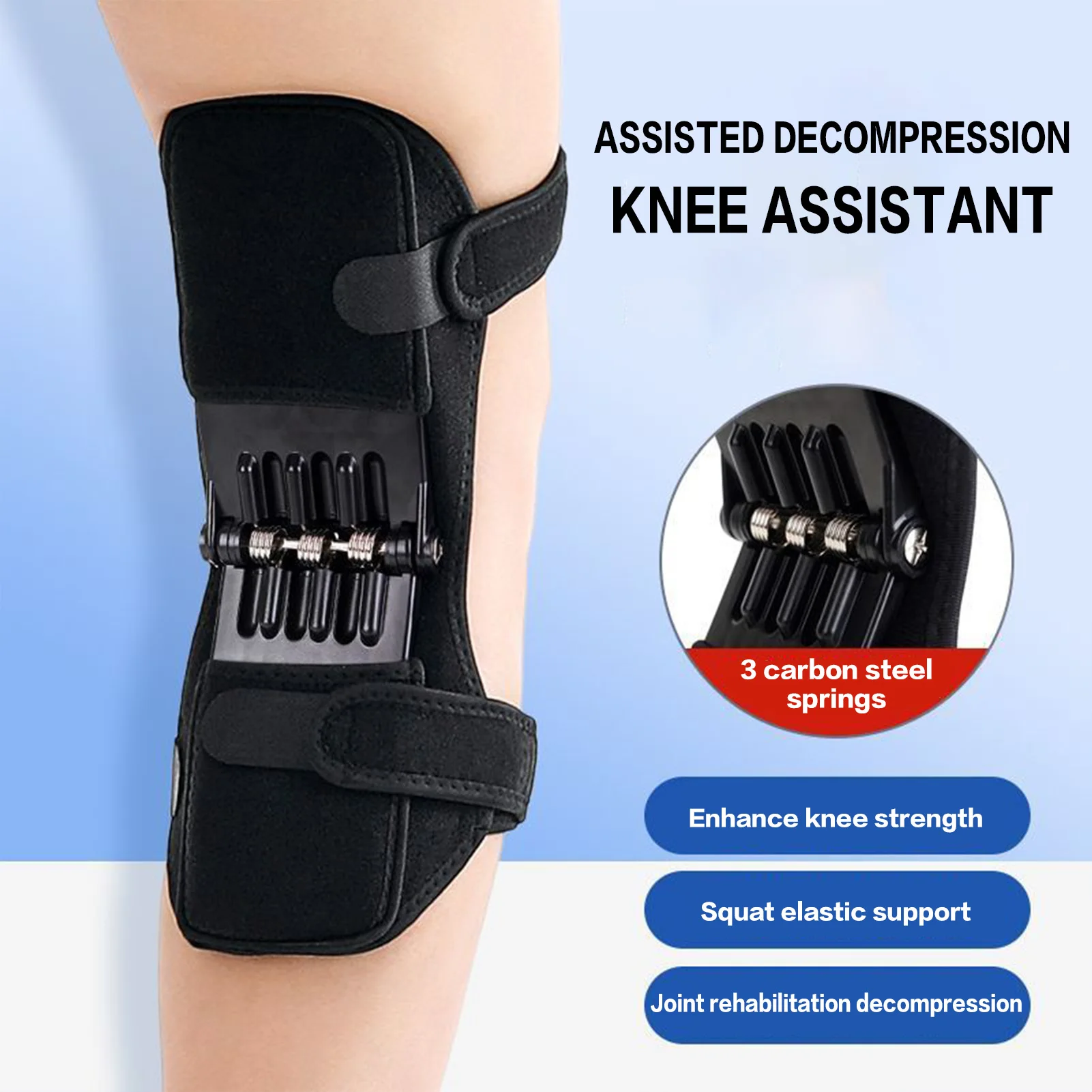 

Protection Knee Joint Booster Mountaineering Protection Sports Elderly Support Walking Climbing Patella Knee Protector Fitness
