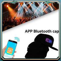 Latest Led Rolling Display Hat Bluetooth Editable Language Led Luminous Hat Hip Hop Street Dance Parade Sunscreen Hiking