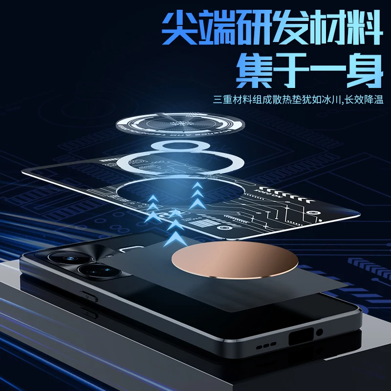 Graphene Cooling Phone Case for Realme GT NEO 5 GT 5 Case Phone Cooler Cooling Radiator Neo5 Heat Dissipation Metal Cover Funda