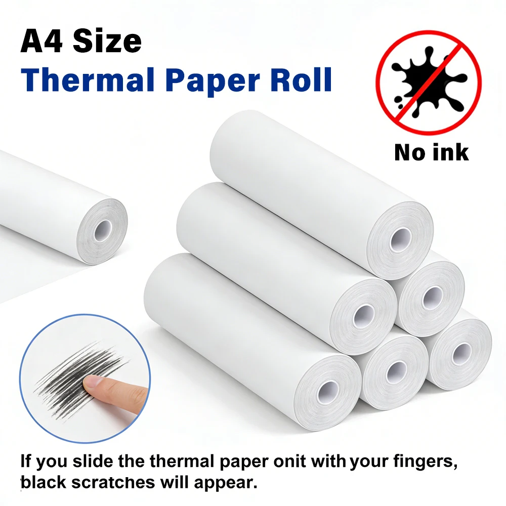 1/5Rolls A4 Thermal…