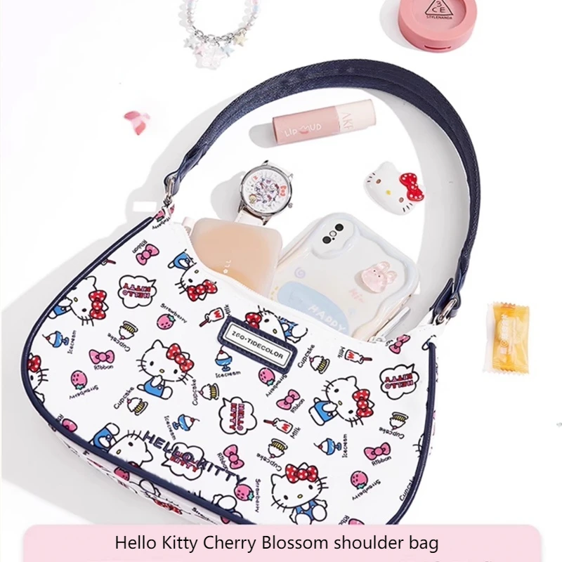 Hellokitty Kuromi My Melody Co-Branded Small Gift Underarm Printed Bag Delicate Small Girl Give Girlfriend Gift Bag Adult Gift