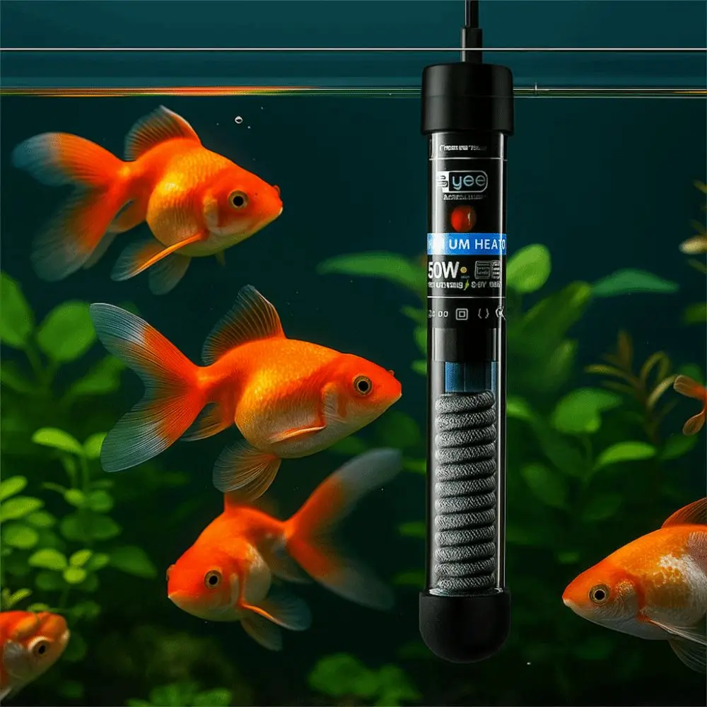 

26°C Fish Tank Thermostat 25W-75W Quartz Glass Aquarium Submersible Heater Automatic Thermostat Fish Tank Heating Rod