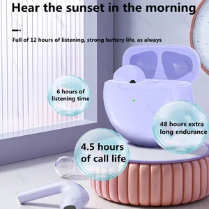 Air Pro 6 TWS Wireless Kopfhörer, Bluetooth-Kopfhörer, Mikrofonschalen, intra-aurikuläre Ohrhörer, Kopfhörer, neu, originell 10 Hauptverkauf Airpoda Pro - №5
