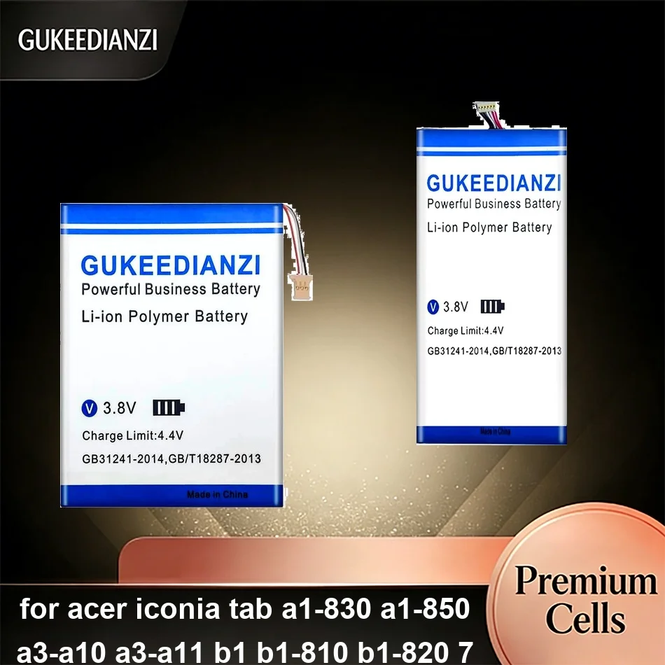 

Bat-715 ( 4LINES Version ) ZWA1975Q AP12D8K For Acer Iconia Tab A1-830 A1-850 A3-A10 A3-A11 B1 B1-810 B1-820 7 Battery