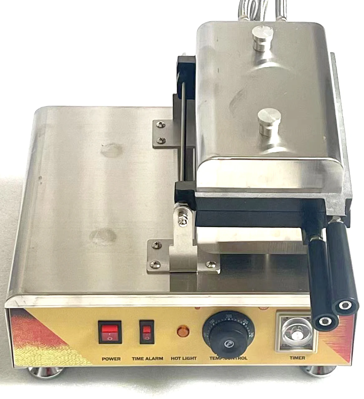 2 قطعة شكل التمساح الهراء آلة كهربائية مفتوحة الفم الدب نوع Taiyaki الآيس كريم الهراء صانع 1800 واط التجارية وجبة خفيفة بيكر #4