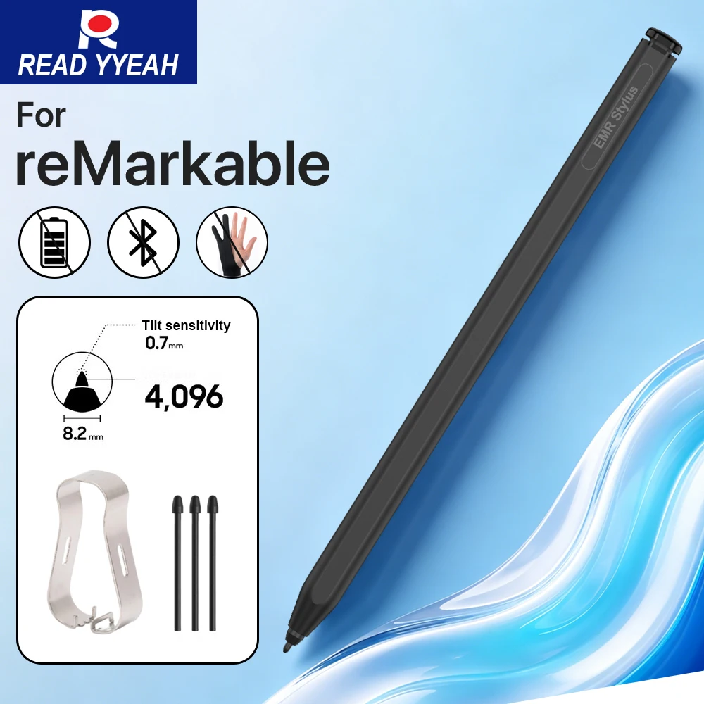 

READYYEAH Replacement EMR Stylus Pen Passive Stylus No Charging Palm Rejection High Sensitivity Pen for EMR Compatible Devices