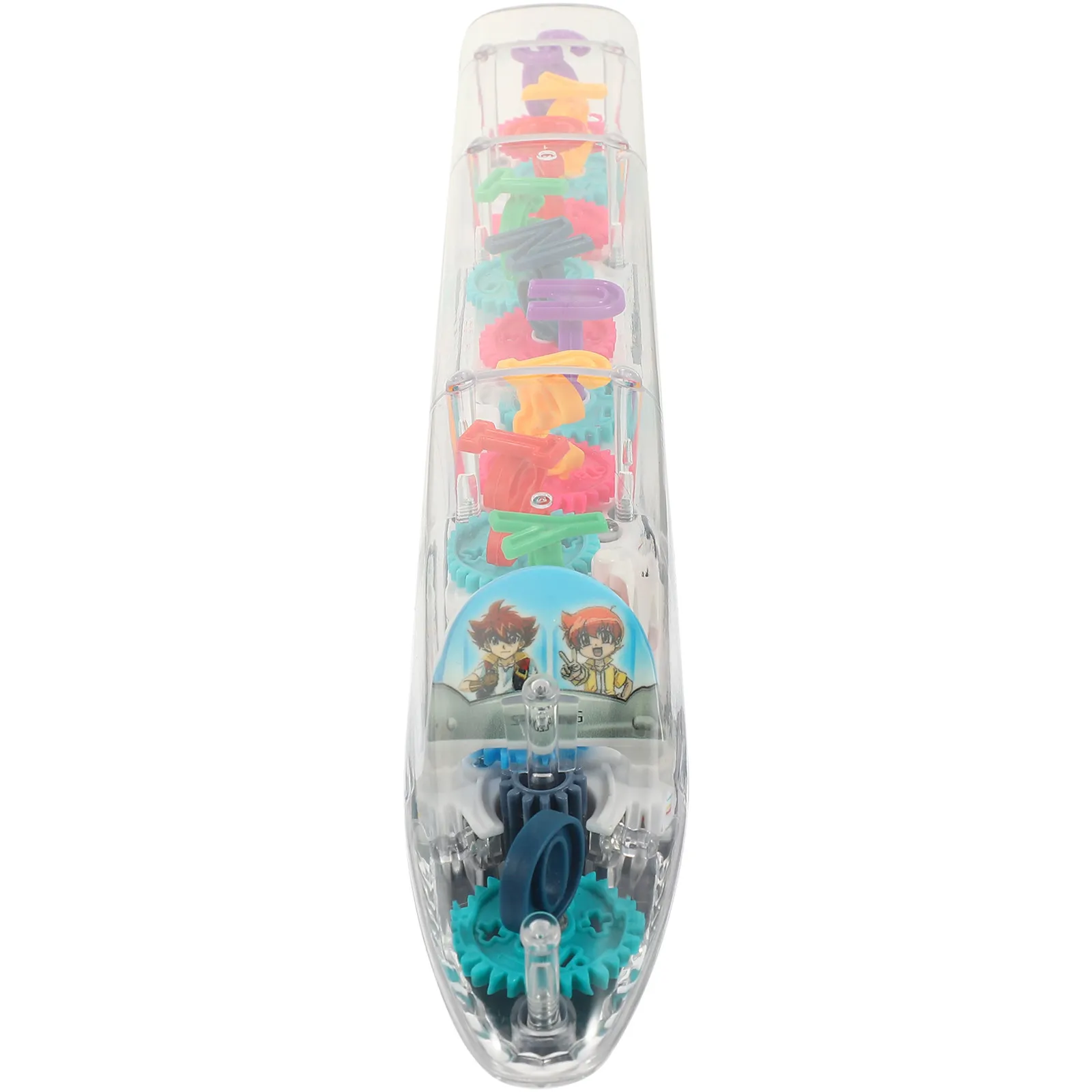 

Electric Gear Train Colorful Light Universal Wheel Innovative Design Educational Kids Gift Electric Train