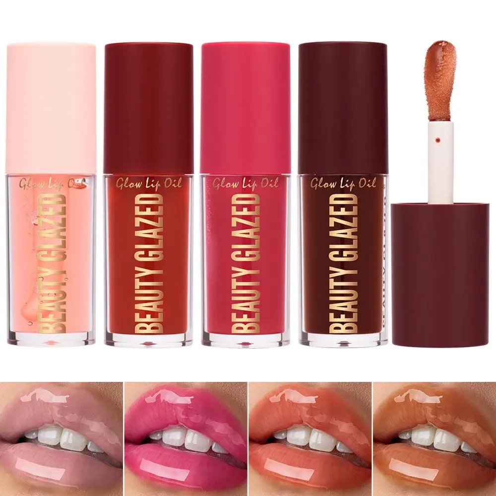 Parelmoer Jelly Lip Glazuur Kleur Veranderende Lipolie Glans Balsem Glans Lip Blijvende Hydraterende Natuurlijke Hydraterende Lip Glazuur Q6W8