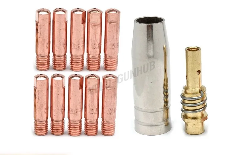 Titanium Mig 140 170 Unlimited 200 64804 64805 64806 nozzle tip gas diffuser kit-