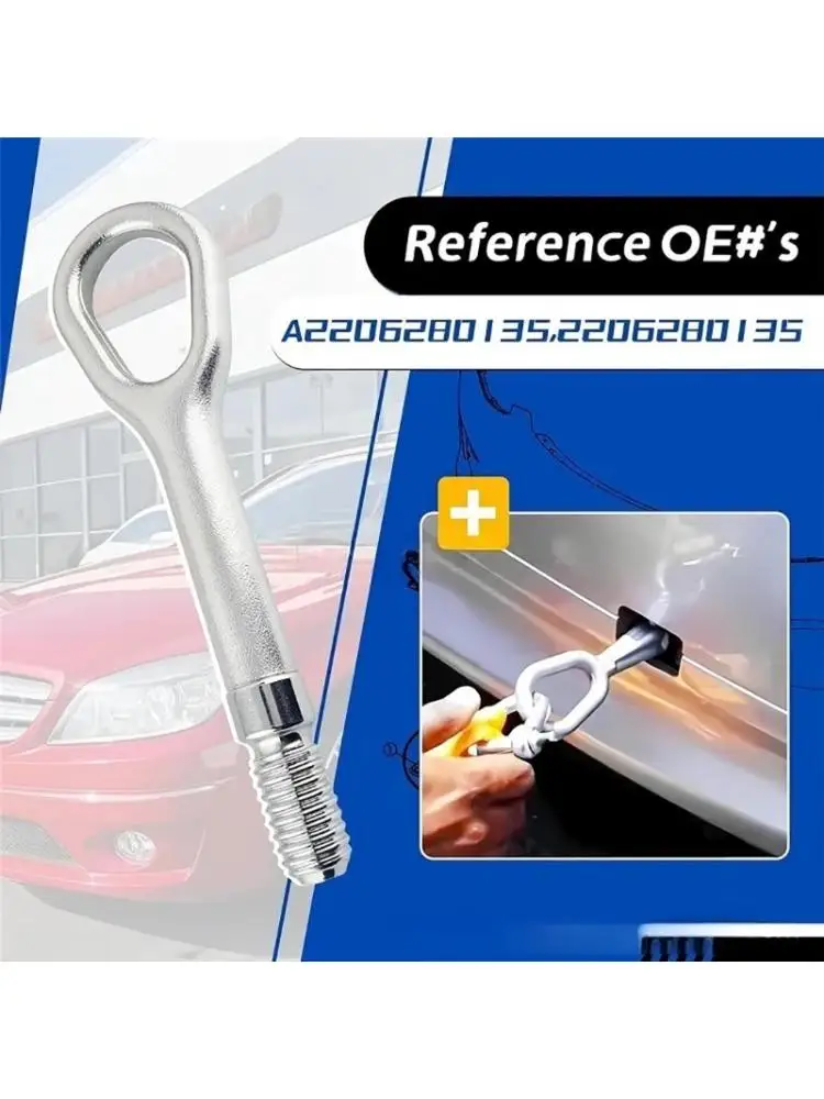 Single Metal Tow Eye Bolt Replacement, Towing Connection Use 