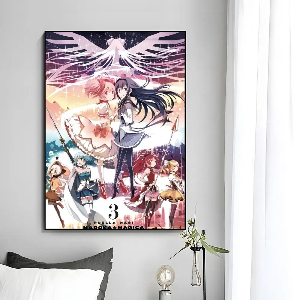 Dunkles Anime P-Puella Magi Madoka Magica Poster Wandkunstdruck Dekoratives Wandbild Wohndekor Geschenk Ungerahmt – Detail 15