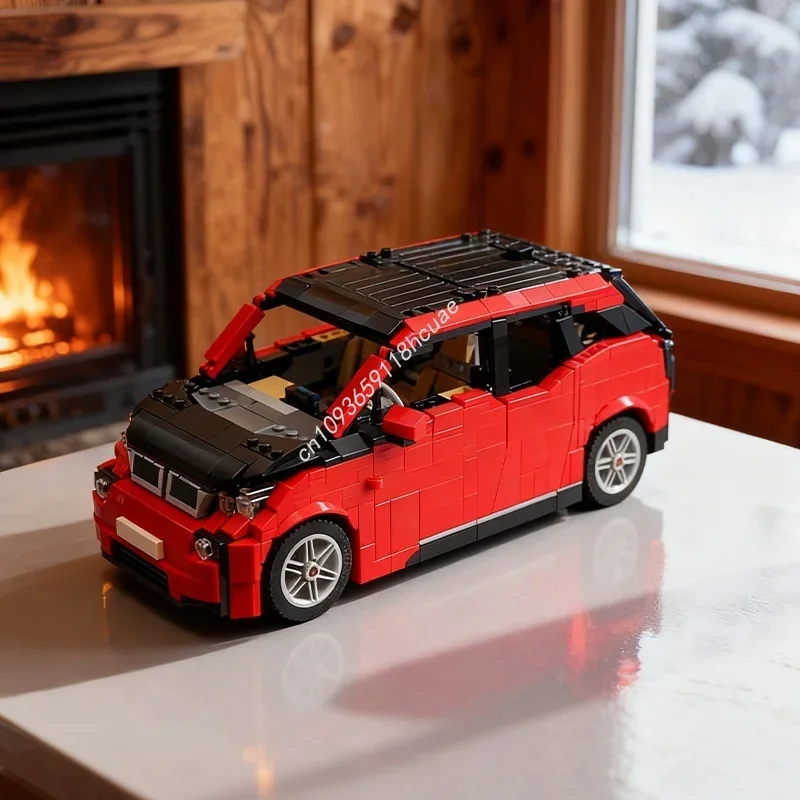 

Набор строительных блоков MOC BMWedd (1451 деталь) для сборки модели, конструктор, рождественский подарок, игрушка DIY, креативная идея, кирпичики, подарок на день рождения для детей