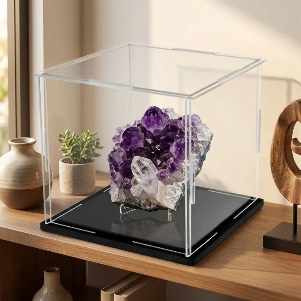 High Clarity Dust-proof Display Box Assemble Sturdy Clear Display Case Anti-Scratch Pressure Resistant