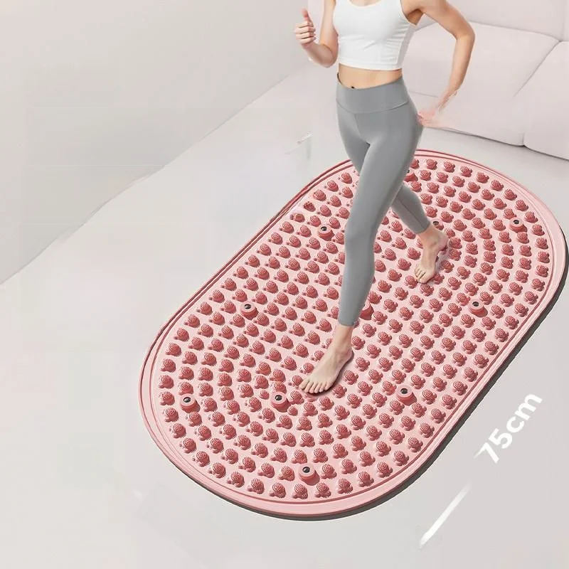 

Ultra Slow Running Acupressure Mat Liquid Silicone Magnetic Stone Chinese Medicine Weight Loss Foot Bottom Massage Pad