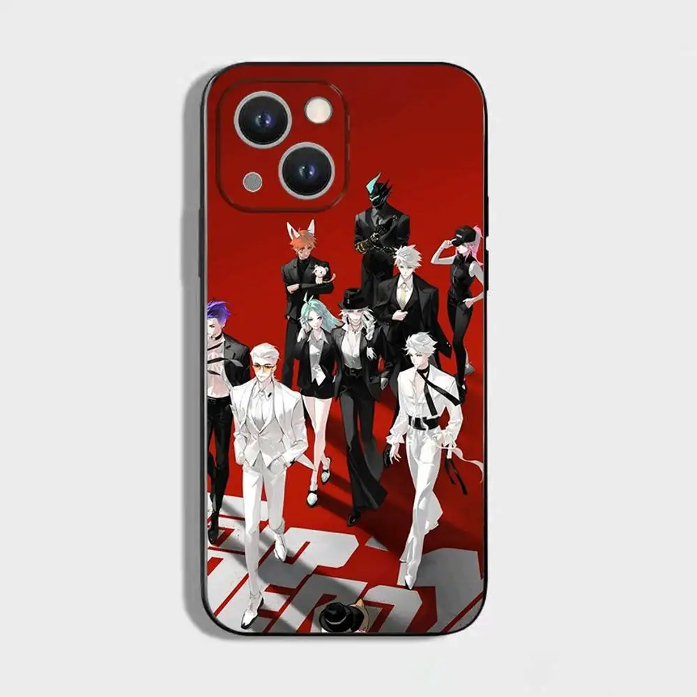 حافظة هاتف أنيمي إلى B-BE HERO XX لهاتف آيفون 17,16,15,14,13,12,11 Plus,Pro Max,XS,X,XR,SE,Mini,8,7,غطاء أسود من السيليكون الناعم