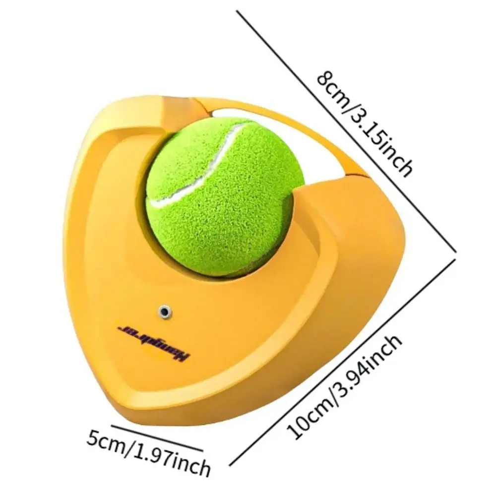 Entrenador de tenis en forma de corazón, Base telescópica de autoestudio de alto rebote, sin inyección de agua, dispositivo de práctica de tenis, Base primaria