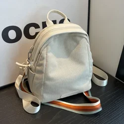 Hot Selling Fashionable Women's Bags High-quality Nylon Solid Color Backpack Casual and Simple 2024 Women's Commuting Backpack