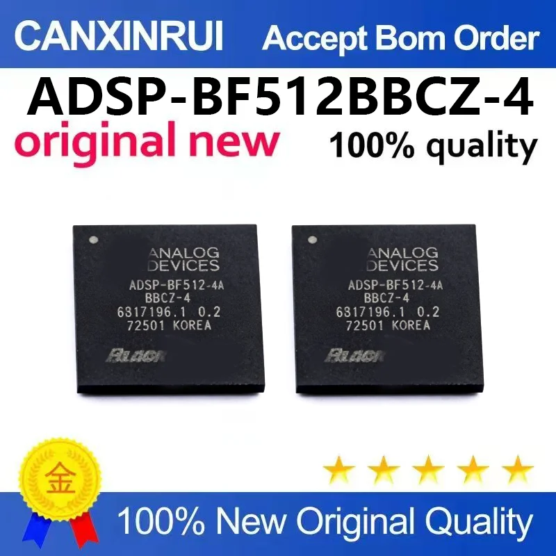 (5pcs-100pcs)Brand new original ADSP-BF512BBCZ-4 BGA packaged digital signal processor chip IC