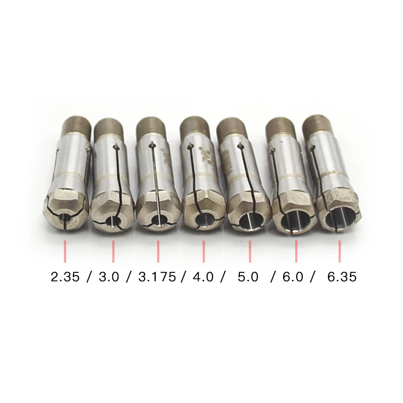 Uchwyt bezszczotkowy FN207C z dużym uchwytem 2.35/3.0/3.175/4.0/5.0/6.0/6.35mm