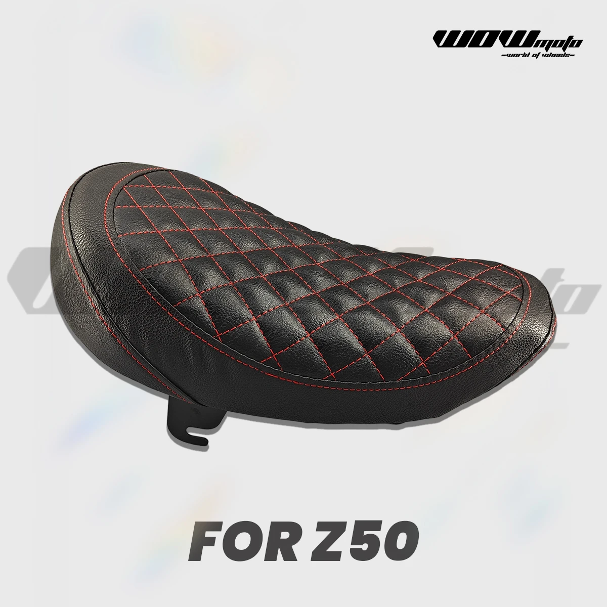 Mini Moto Seat For Monkey Z50 | two people Long Tail Black Vinyl Comfort Saddle | High quality Custom Motorcycle Seat Parts