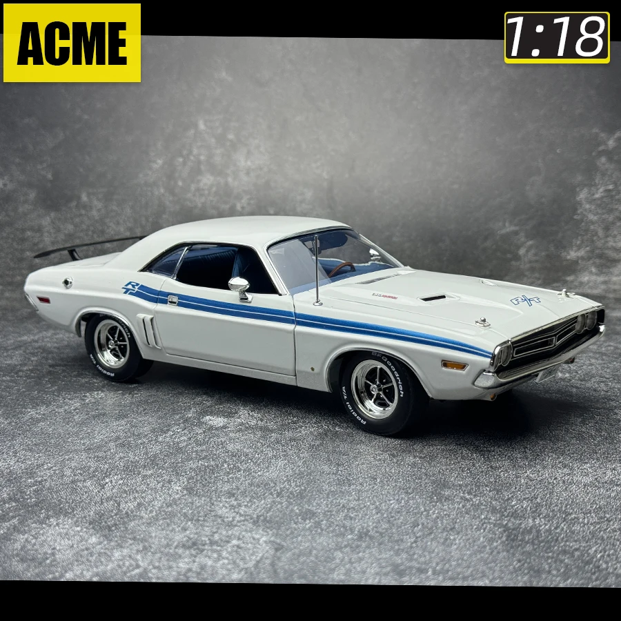 ACME 1:18 1971 Dodge Challenger R/T 383 Magnum Muscle car car model Metal static display piece holiday gift collection