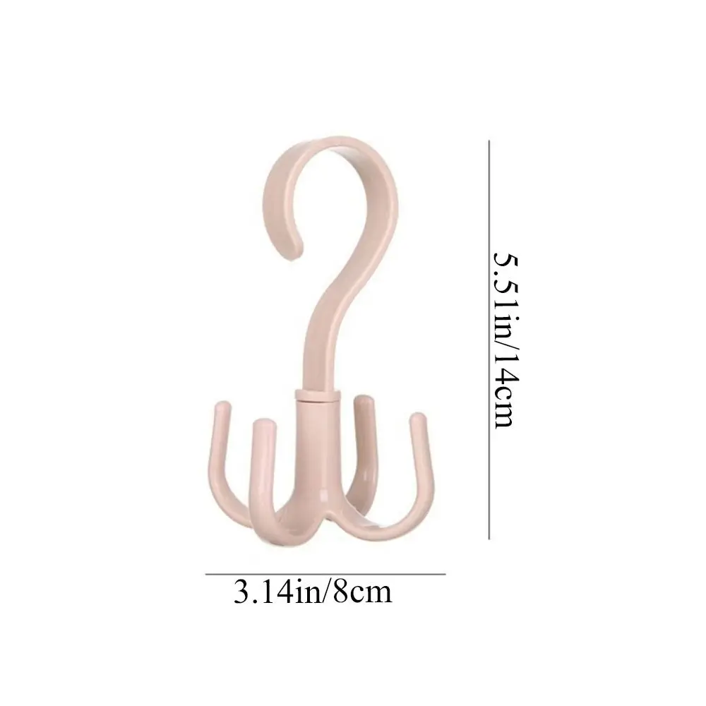 360° Rotatable Hanger Hooks Space Saving Wardrobe Bag Rack Shoes Belt Scarf Hanging Rack Clothing Storage Rack