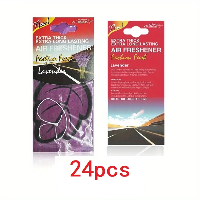 3-60 Stuks Auto Luchtverfrisser Natuurlijke Geurende Thee Papier Auto Opknoping Vanille Parfum Geur Bladvorm Auto accessoires Interieur