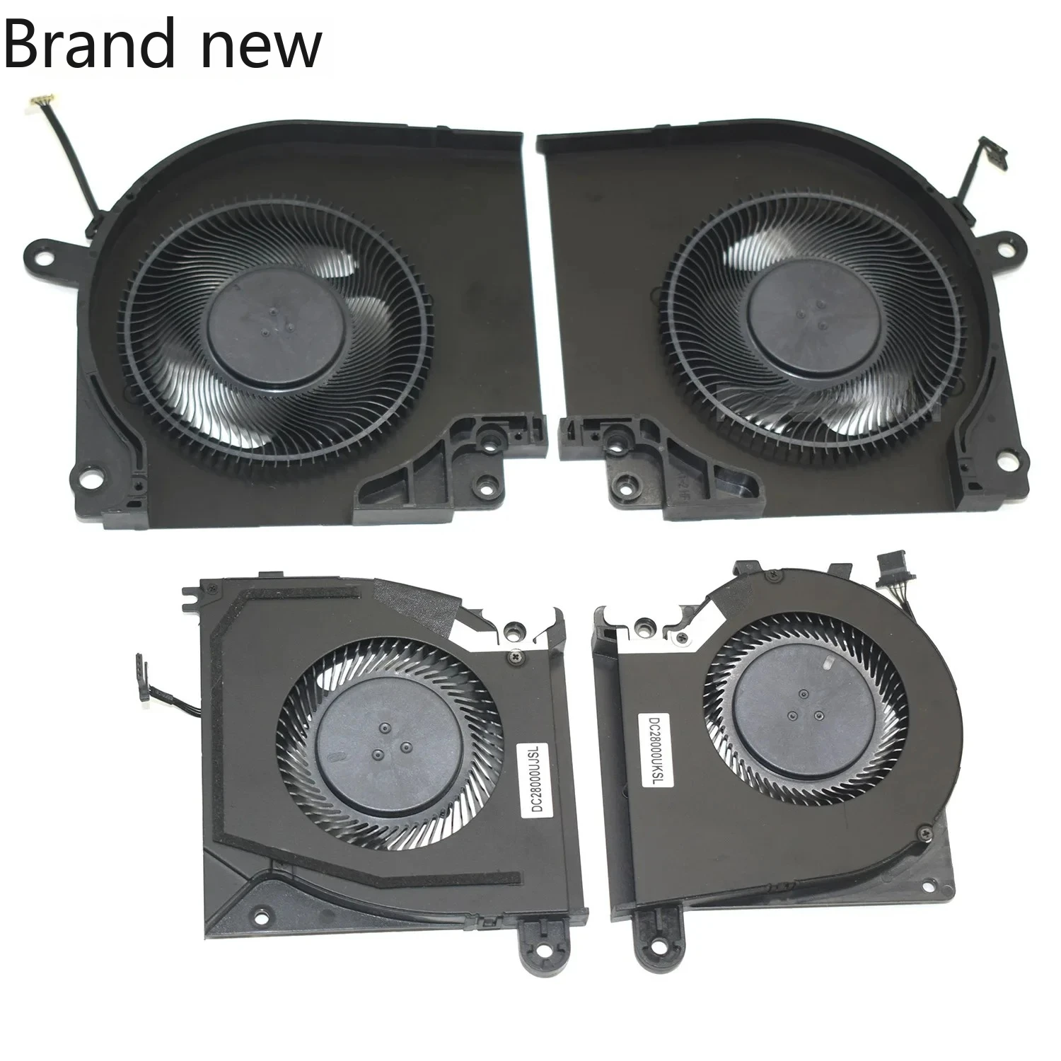 CPU GPU Fan DC12V for Alienware X17 R1 R2 Model 09DNWT 0X63JW 0W7KC4 0J01R0 - New Replacement Cooling Fan