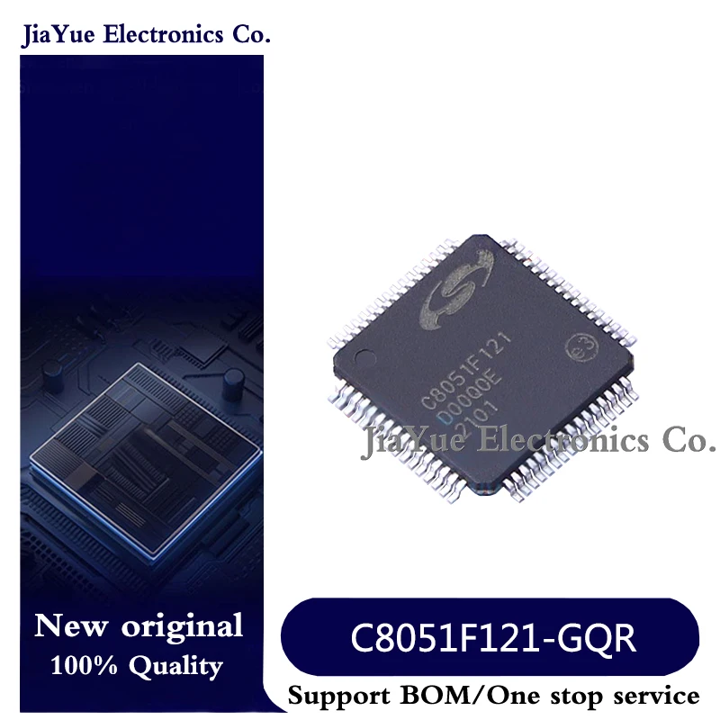 

5pcs/lot100% New Original C8051F121-GQR C8051F121-GQ Microcontroller (MCU) C8051F121 TQFP-64