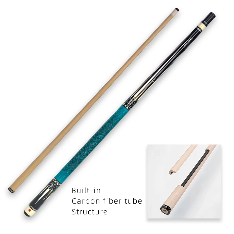 High Class 1/2 Split Cue Entry Level 12.5mm-13mm Canadian Maple Wood Billiard LG-S1 Carbon Fiber Customizable Pool Cue Stick