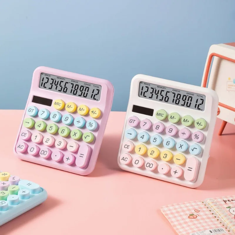 Dopamine calculator mechanical keyboard Large Display Mechanical Dot Keyboard Back To School Supplies Students/Finance