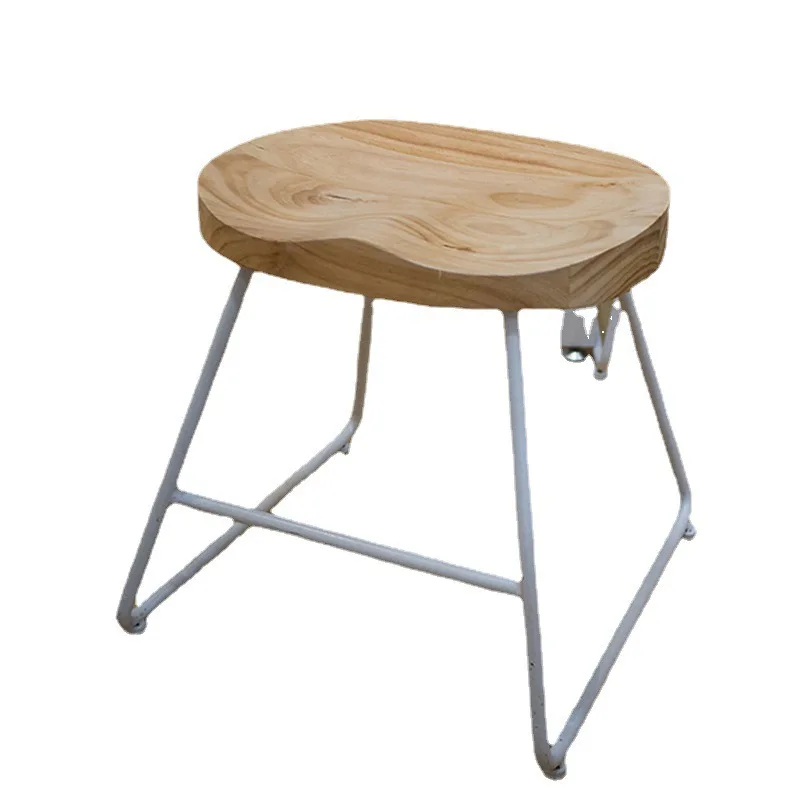 

Modern simple log color solid wood dining table and chairs bar cafe creative table dessert milk tea shop casual table and chairs