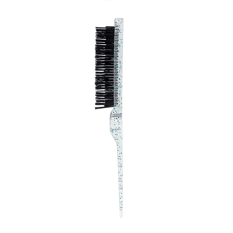 1 Stück Kristall-Haarbürste, zum Kämmen der Seiten- und Rückenpartie der Haare, geeignet für Männer und Frauen als Haaraccessoire. – Detail 7