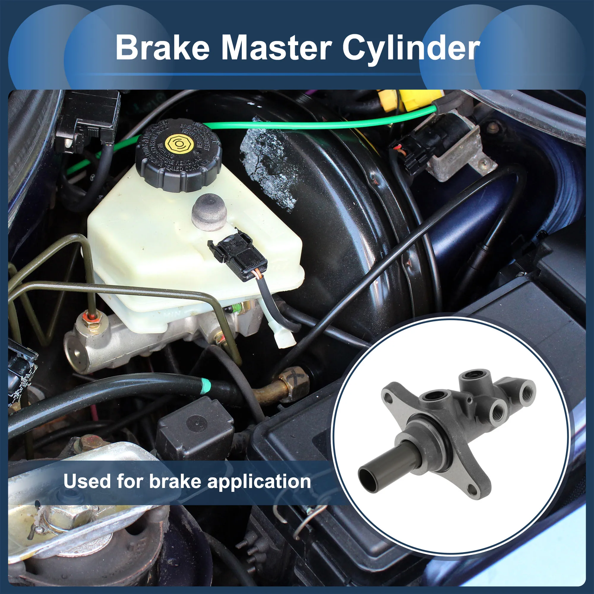 

Главный тормозной цилиндр UXCELL No M630733 для Ford Fusion 2010-2012, алюминиевый сплав, 1 шт.