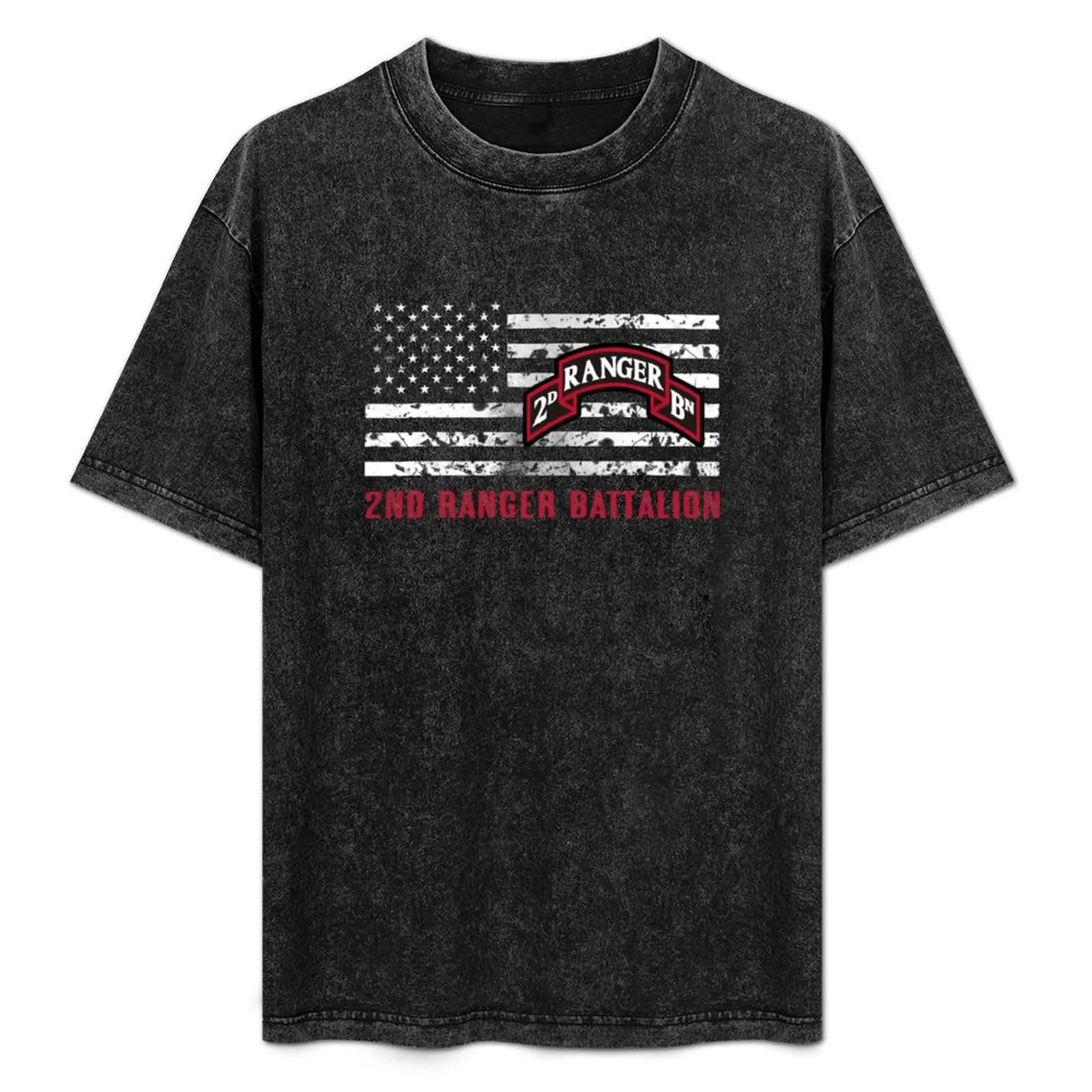 

2nd Ranger Battalion T-Shirt summer shirt essential t shirt mens t shirts