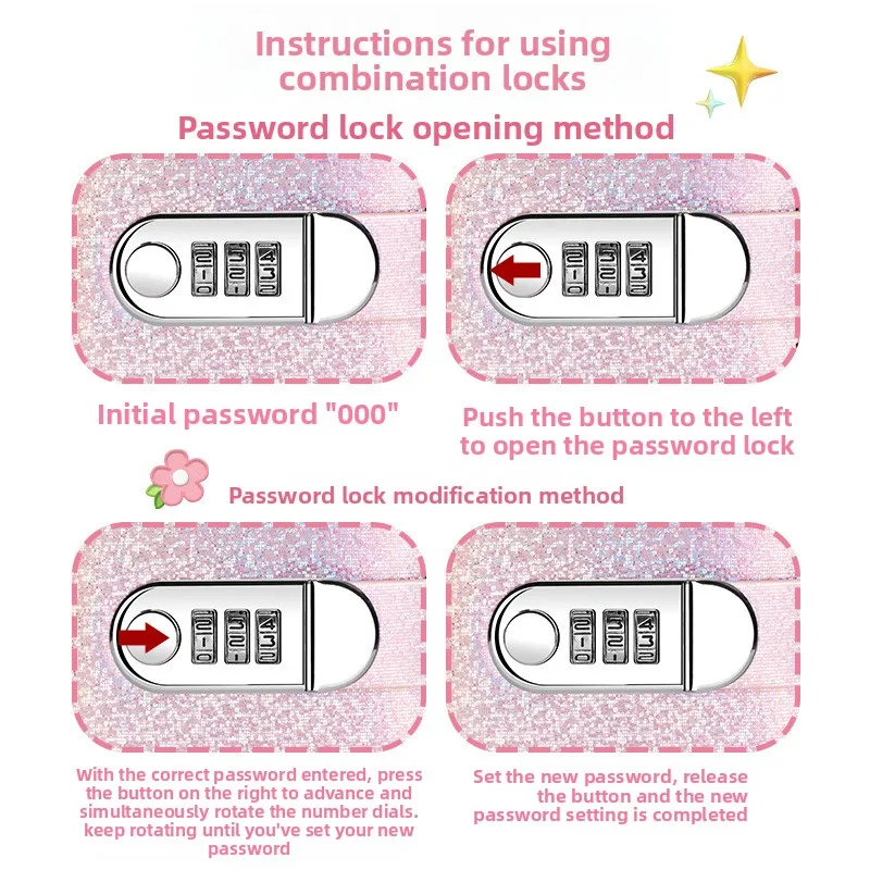 Glänzendes Passwortschloss, Bargeld, Geldbuch, kann Geld aufgeben, Internet-Promi-Geldbörse, Geldbeutel, Geldscheinklammer, Geldbuch