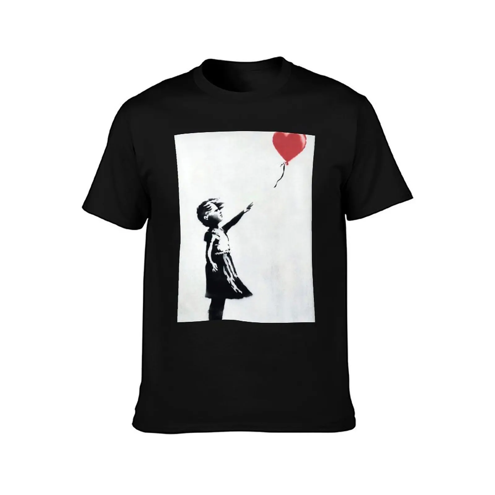 Bansky street art T-Shirt Summer Casual Cotton Tee Oversized Streetwear Tops Vintage Graphic Print Loose Fit Short Sleeve