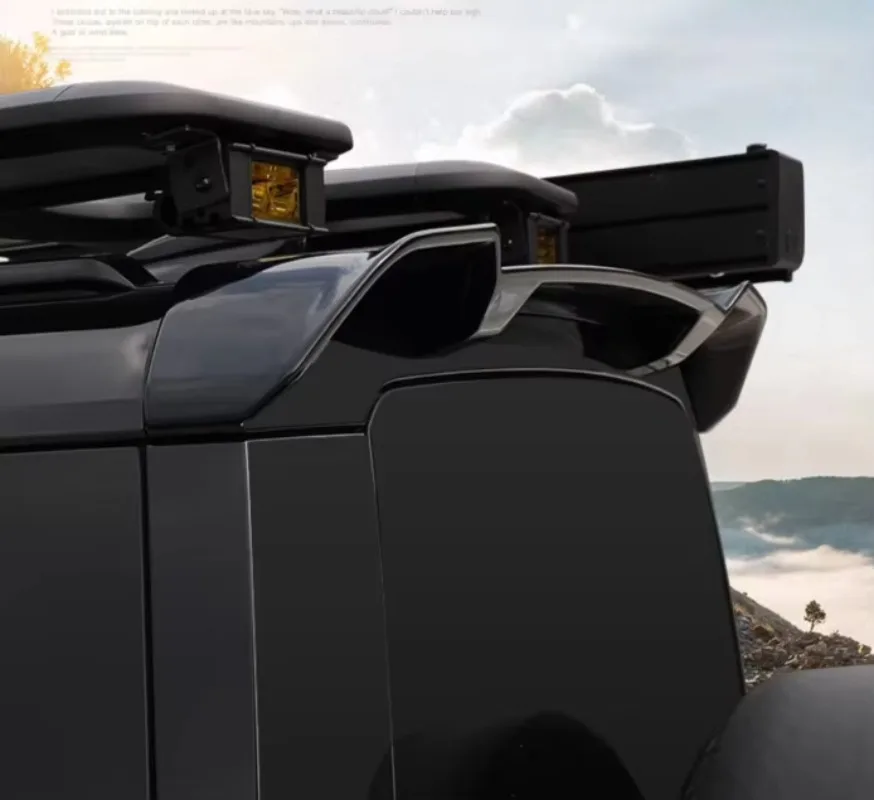Nouveau Spoiler de Coffre en Carbone Defender, Aileron Arrière, Spoiler de Toit pour Land Rover, Accessoires de Modification Extérieure, Pièces Auto