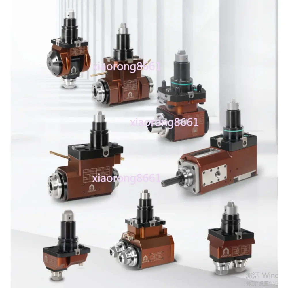 BMT40 45 55 65 Double Head Live Tool Holder 90° Radial Dual Spindle CNC Lathe Milling Head
