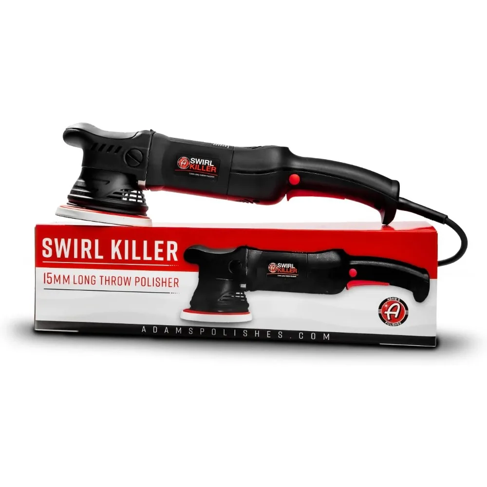 

Полировщик автомобиля Swirl Killer 15 мм — буферный полировщик двойного действия | Используйте полировку автомобилей, полирующий состав или
