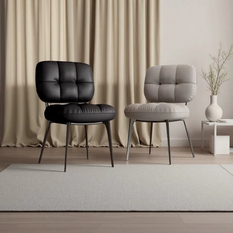 Wedding Century Dining Chairs Leather Bauhaus Office Relaxing Chair Metal Vanity Cadeiras Sala De Jantar Hotel Furniture